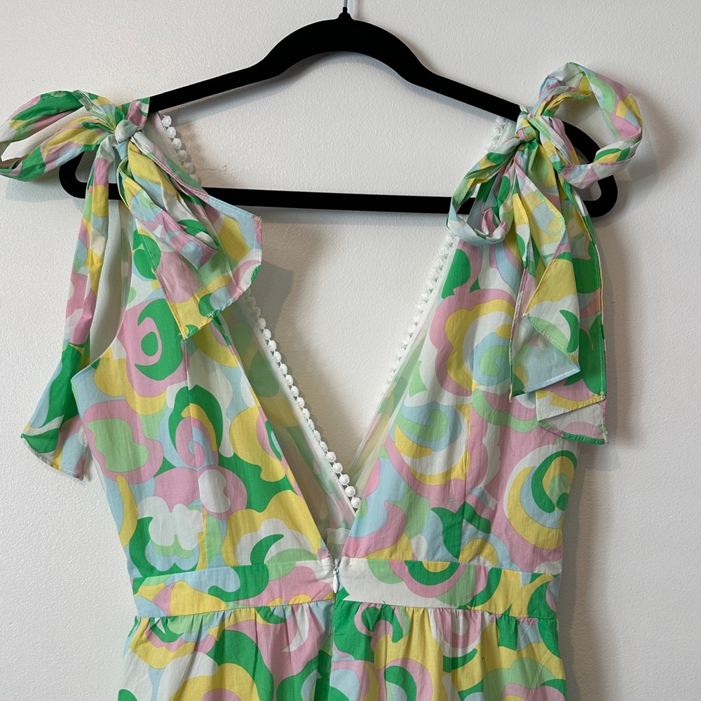 Colorful Abstract Midi Dress - Picture 6 of 7